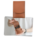 Conjunto de manicure da marca Haribason com estuche marrom, incluindo cortadores, lixas e ferramentas de cuidado para unhas.