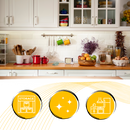 Cortador de frutas e legumes inofensivo da marca EA94574, utensílio de cozinha para remover sementes com armazenamento prático