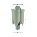 Dénoyauteur inofensivo para frutas e legumes, utensílio de cozinha EA94574, mostrando o aparelho removendo sementes.