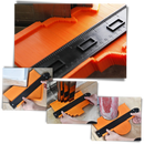 Jauge de duplication de contour Harupink, outil de mesure et détecteur, 12 cm pour précision en bricolage et mécanique.