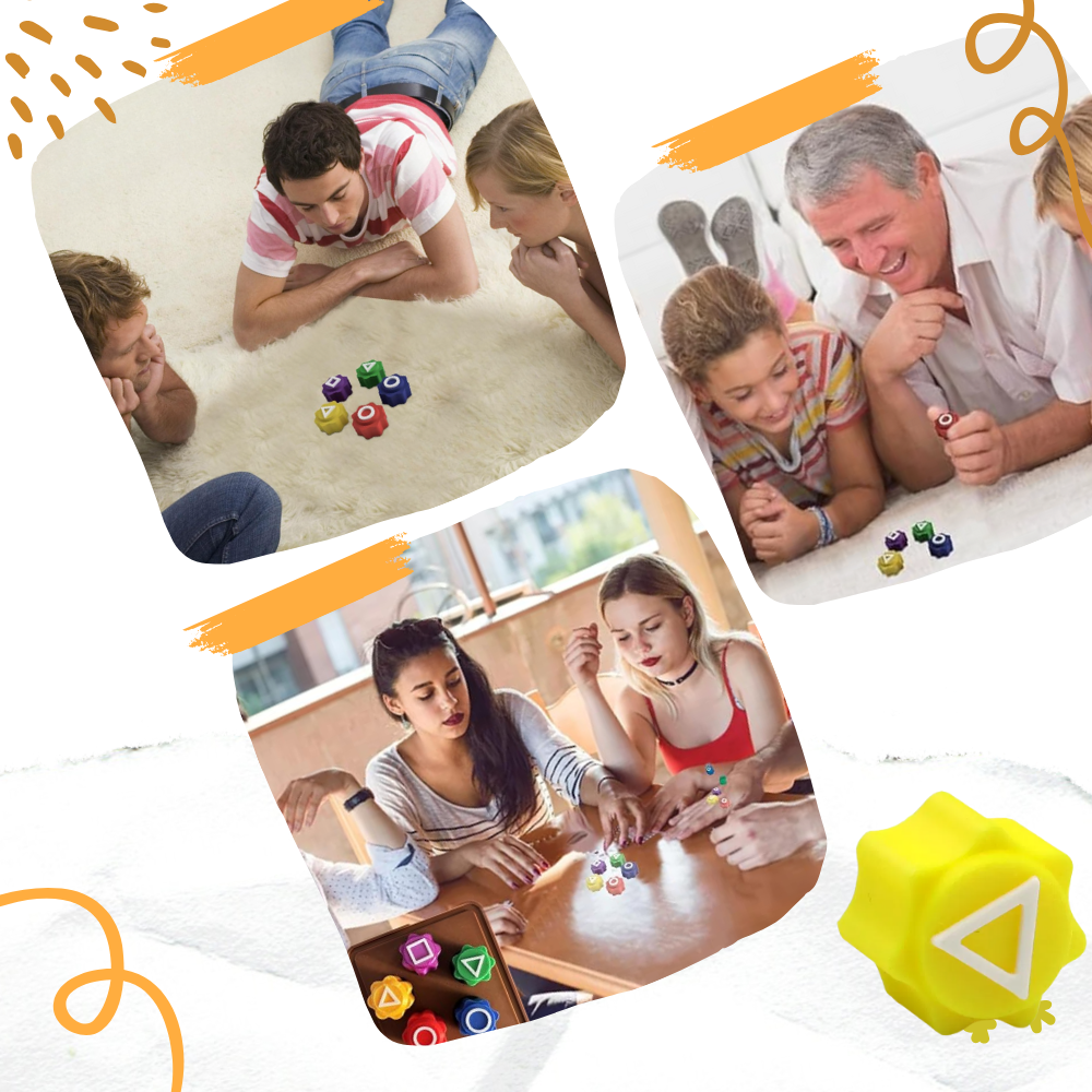 Jogo tradicional de Gonggi da Hbrc Play, conjunto de brinquedos coloridos para jogar e divertir-se.