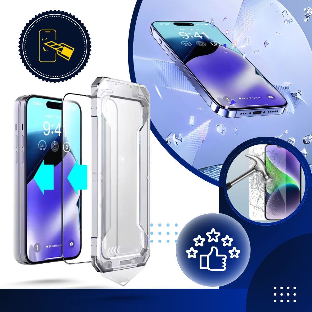 Filme de proteção de tela HD com filtro de privacidade para smartphone, marca Tvcmall, mostrando resistência e privacidade.