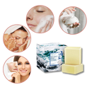 Sabonete antiacne com sal de mar natural da marca Health & Beauty, para limpeza da pele com ingredientes naturais.