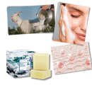 Sabonete anti-acne com sal de mar natural da marca Health & Beauty, apresentado em barra, para cuidados faciais.