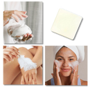 Sabonete anti-acne com sal de maré natural, produto de cosméticos da marca Health & Beauty, com textura e ingredientes visíveis
