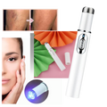 Lâmpada de luminoterapia Health&Beauty-Manufacturer, stylo de terapia de pele com luz azul, usada para tratamentos de pele.