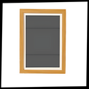 Quadro de foto HearthSong Lil Davinci com acabamento liso, moldura branca para exibir fotos com estilo e elegância.