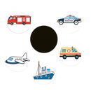 Adesivos termossensíveis para aprendizado de higiene, com tema de carros, da marca Homemaxs, para ajudar na fase de treinamento.