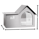 Casa para gatos com isolamento térmico refletivo da Senhu, com entrada e espaço interno para conforto e proteção contra o calor