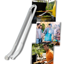 Pinça de churrasco resistente ao calor da Tinksky, utensílio de cozinha para virar alimentos na churrasqueira.