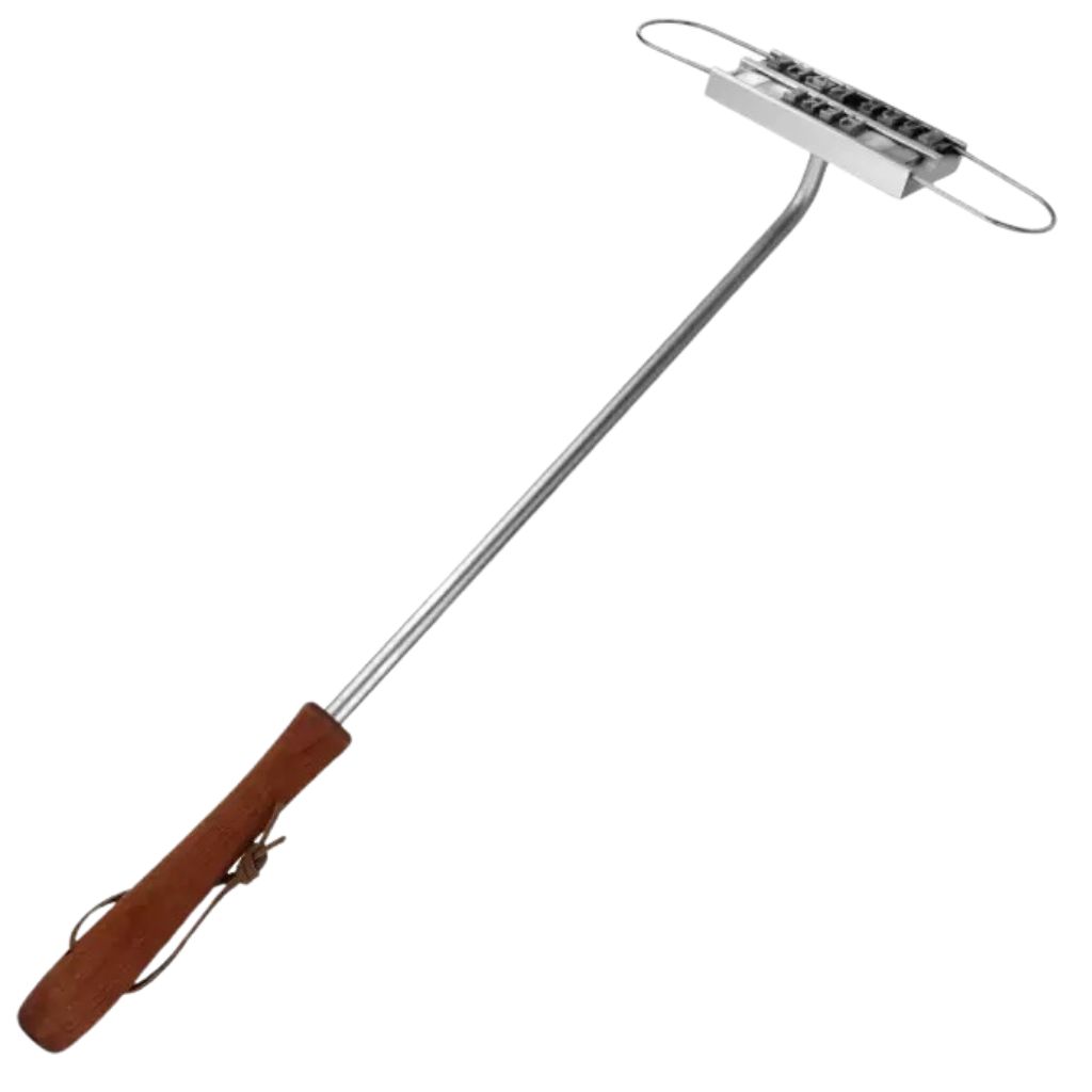 Fer à marquer BBQ Hemoton, acessório de eletrodoméstico pequeno, usado para marcar alimentos no churrasco.