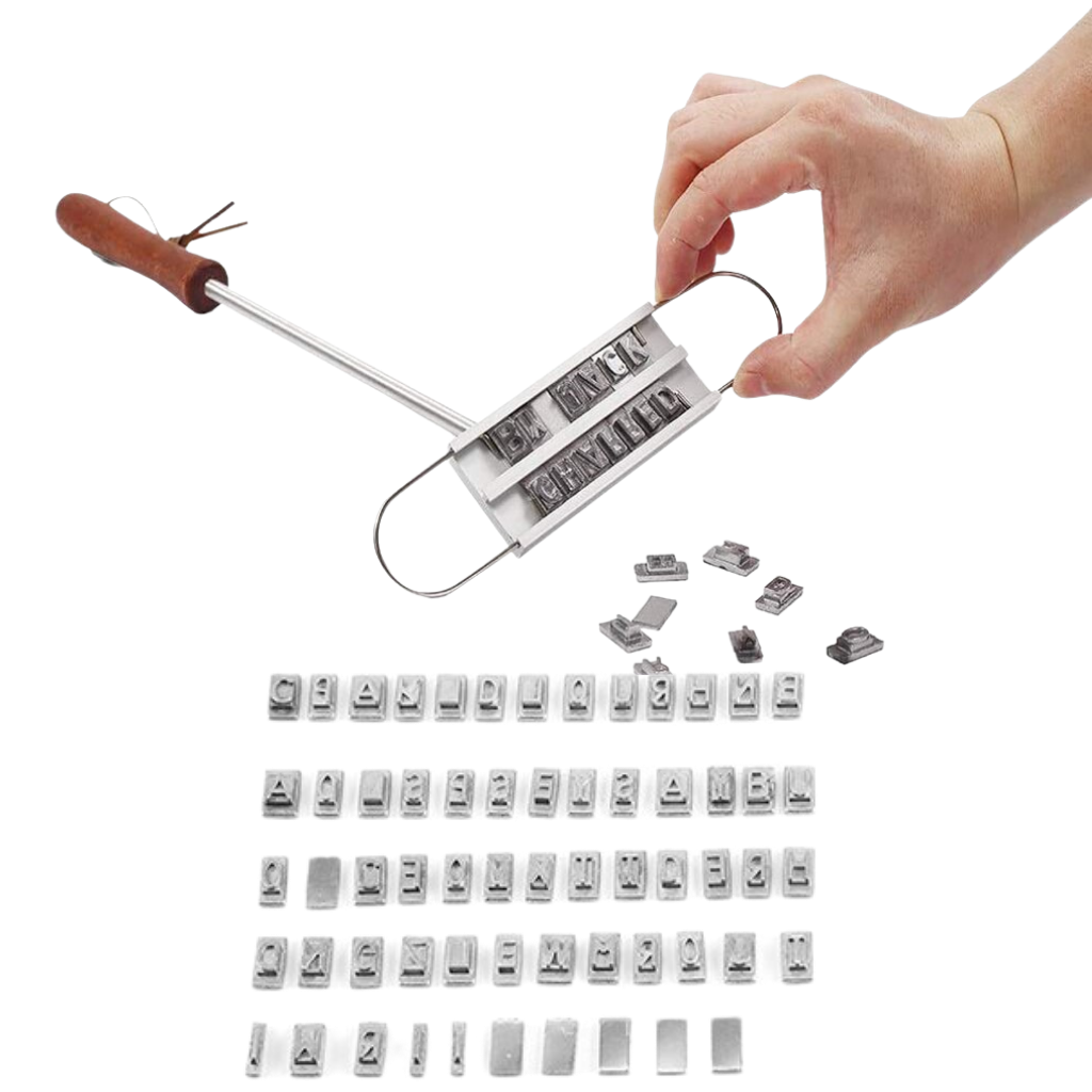 Fer à marcar BBQ Hemoton, acessório de pequeno eletroméstico para marcações em alimentos e churrasco, com design compacto.