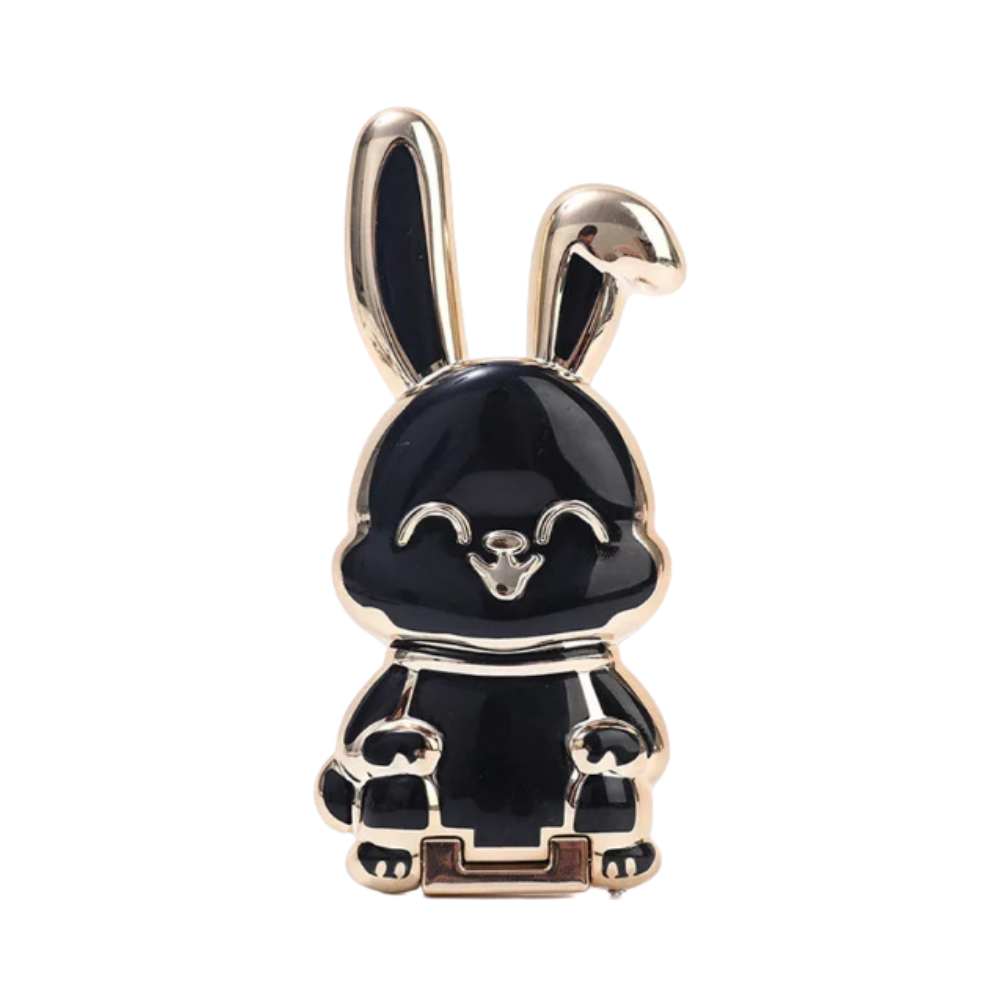 Suporte para telefone Bunny da Henry Store em design vermelho, ideal para segurar smartphones com segurança.