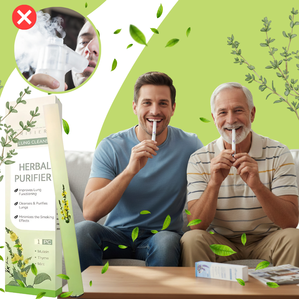 Inalação com bastão de ervas de molène da Qaquu para cuidados respiratórios, mostrando o produto em embalagem natural.