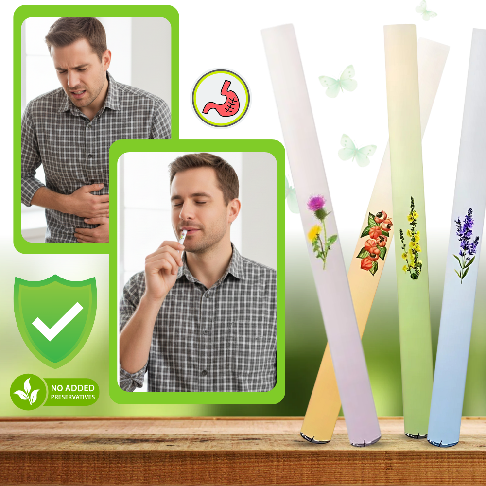 Inalação com bastão de ervas de molène da Qaquu, produto para cuidados respiratórios, com bastão herbal de molène, imagem de inhalador natural