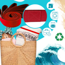 Bande élastique resistente para porta-serviettes Herrenming, suporte flexível para toalhas, cor verde, design prático.