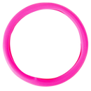 Couvre-volante em silicone rosa da Heshun para veículos, proteção e decoração do volante de carro.