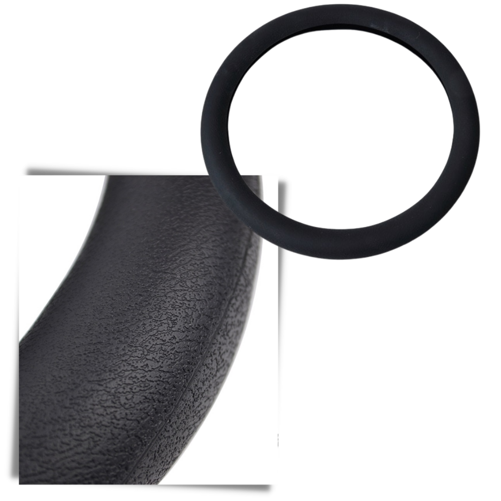 Couvre-volante em silicone rosa da Heshun para manutenção e decoração de veículos, com acabamento macio e ajustável.