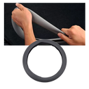 Couvre-volante em silicone rosa para veículos, acessório de manutenção e decoração, marca Heshun.