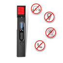 Detectador de câmeras escondidas Banggood para vigilância, portátil, com dimensões visíveis na imagem.
