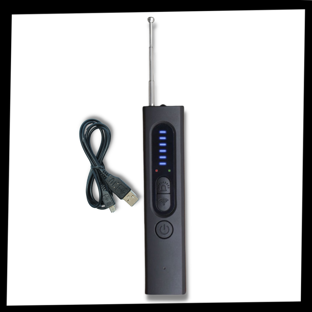 Detector de câmeras escondidas Banggood, dispositivo portátil para identificar câmeras de vigilância ocultas.