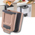 Lixeira dobrável de alta capacidade da Savlot para descarte de resíduos, com design compacto e resistente.