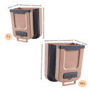 Lixeira dobrável de alta capacidade da Savlot, para descarte de resíduos, com embalagem compacta e design resistente.