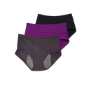 Sutiã de alta cintura para incontinência urinária da marca Twifer, calça preta de proteção para incontinência.