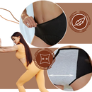 Sutiã de alta cintura para incontinência urinária da marca Twifer, mostrando o tecido macio e design confortável.