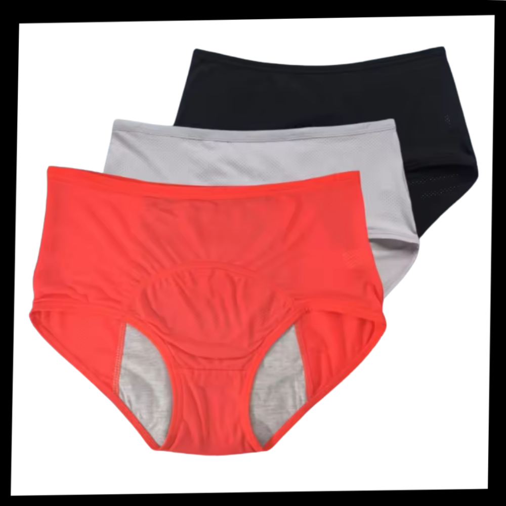 Culote cintura alta para incontinência urinária da marca Twifer, embalagem do produto para suporte e proteção diária.