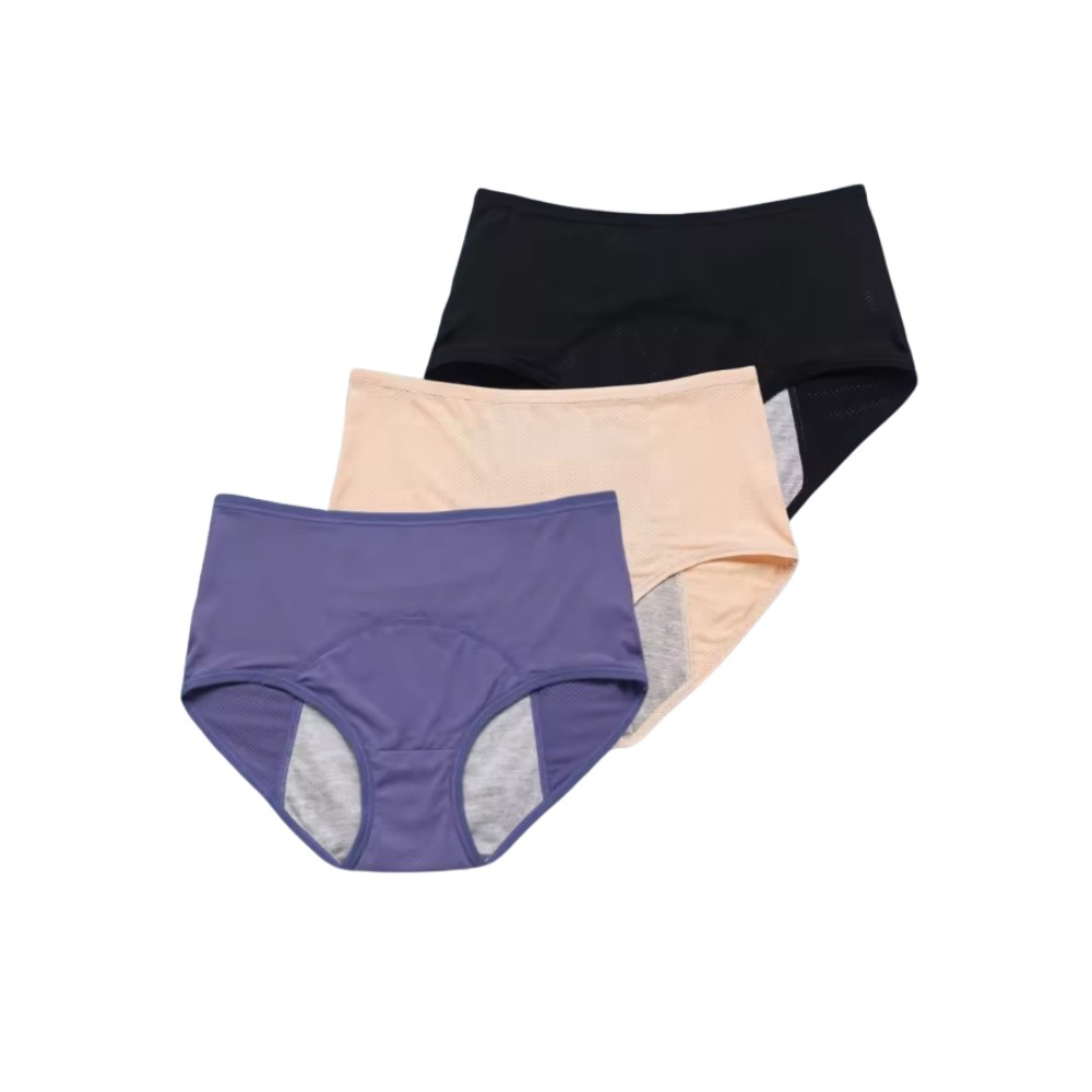 Culote alta cintura para incontinência urinária da Twifer, produto para controle de incontinência, em tecido confortável e discreto.