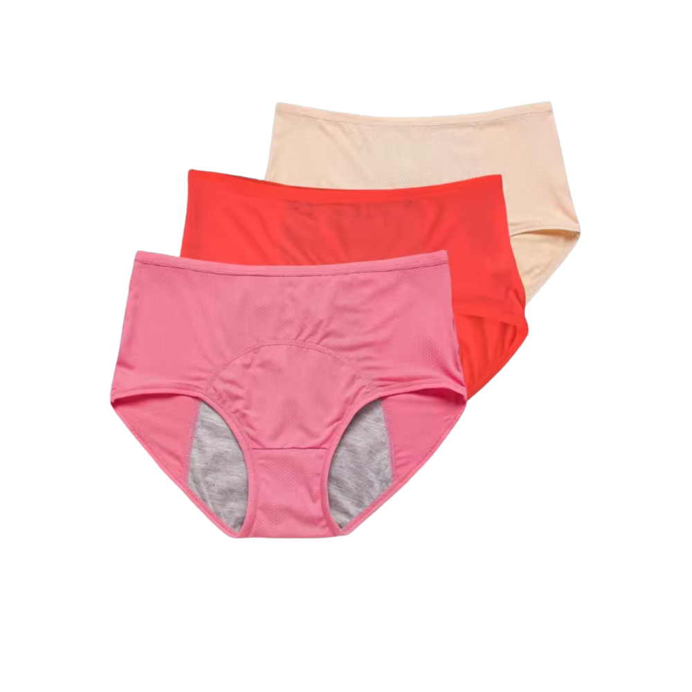 Calcinha de alta cintura para incontinência urinária da Twifer, modelo confortável e discreto para uso diário.