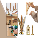 Kit de fixações para material Hilti, 18 peças, incluindo buchas e parafusos para fixação mural.