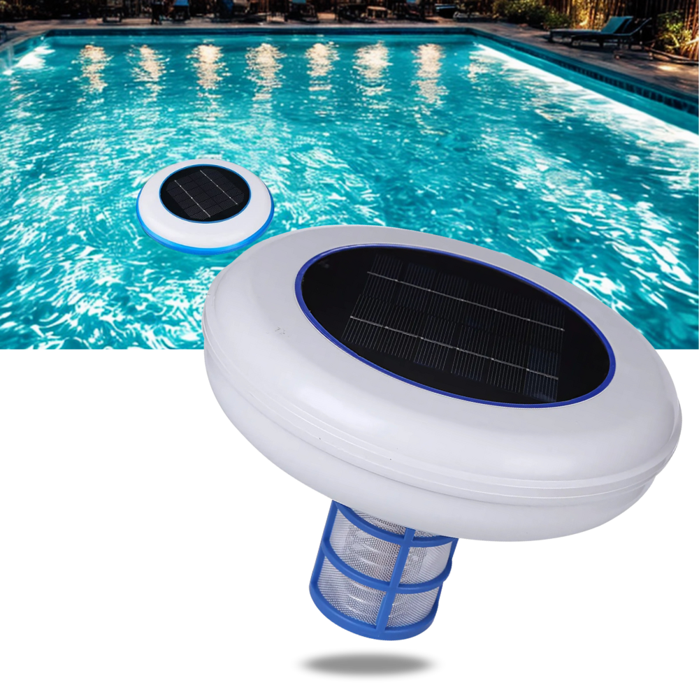 Ionizador solar para piscina Hinbest, acessório para piscinas e spas, com design compacto e eficiente para tratamento de água solar
