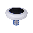 Ionizador solar para piscina da Hinbest, acessório para piscinas e spas, com painel solar e componentes de controle.