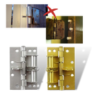 Charnière de porte polyvalente Hinge Outlet en argent, avec fermeture douce pour portes, visible en image.