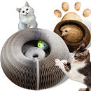 Brinquedo de arranhar para gatos Hirigin, com superfície de sisal para arranhar e estimular o gato.