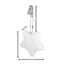 Lâmpada de saco Hokarua com luz de coração ativada por toque, iluminação suave e decorativa para ambientes internos.