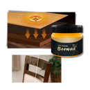 Cire d'abeille aromatique pour le séchage du bois, polisseuses et lustreuses Homchum, contenant cire naturelle et parfumée.