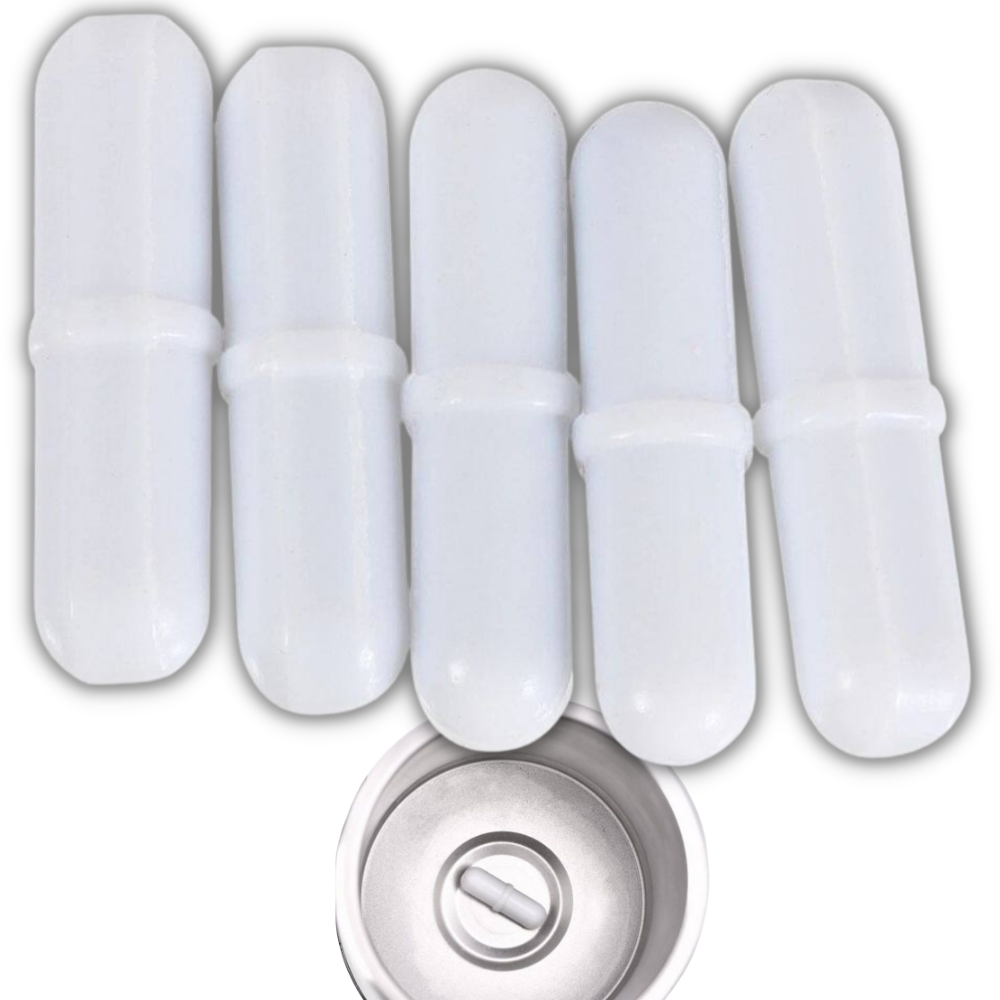 Conjunto de 5 agitadores magnéticos para canecas, utensílios de cozinha da marca Home Brew Ohio, para misturar bebidas.