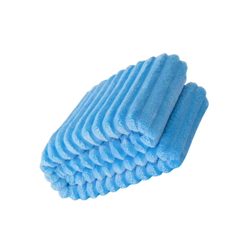 Cobertor de flanela azul claro da marca Home, confortável e macio, ideal para cama de 100x70 cm.