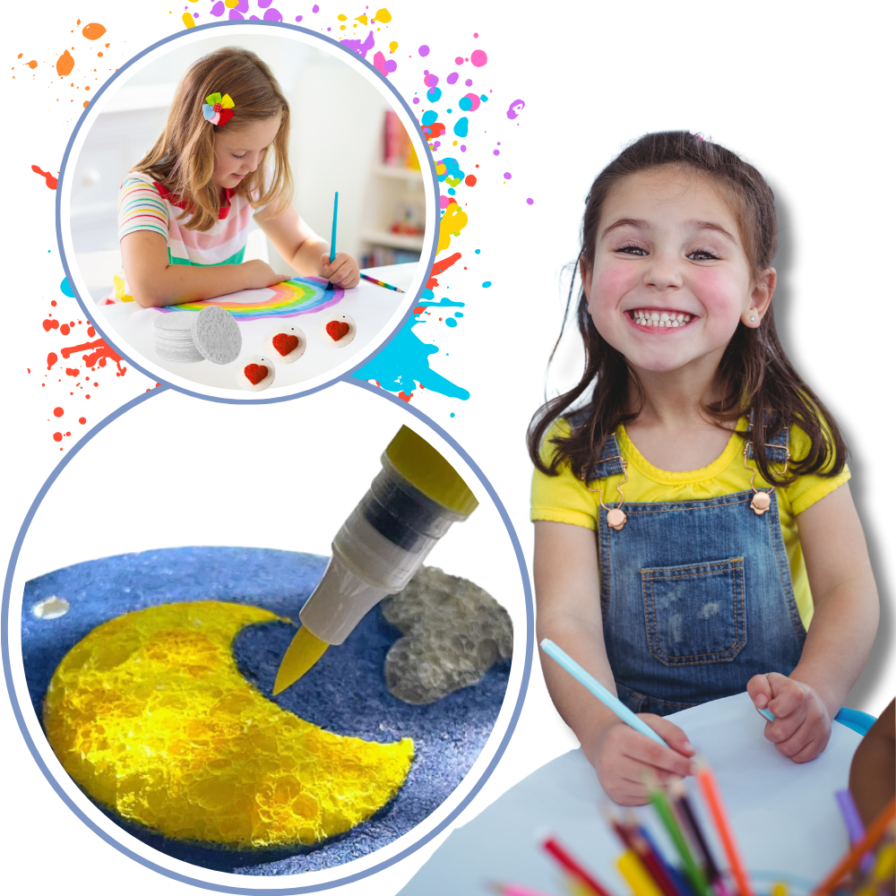 Papier à peindre em espuma 3D Homemaxs para artesanato criativo, superfície retangular e texturizada para atividades artísticas.