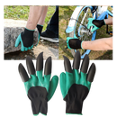 Luvas de jardinagem Homeme com garras para escavar e cuidar de plantas, feitas de material resistente, ideal para trabalhos ao ar livre.