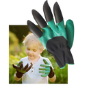 Luvas de jardinagem Homeme com garras, proteção resistente e design confortável para trabalhos no jardim.
