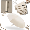 Guarda-chuva azul Homgreen resistente ao vento com trava automática, para proteção contra chuva e vento.