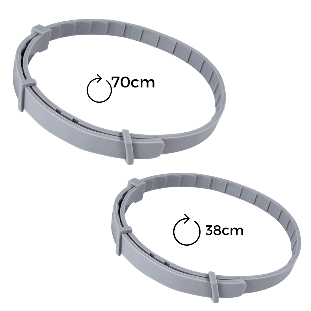 Collier anti-puces Homyl para animais de estimação, resistente e seguro, ideal para cães de grande porte.