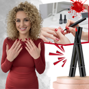 Stylo de esmalte de unha Homyl com acabamento rosado, secagem rápida, ideal para unhas com cores vibrantes.