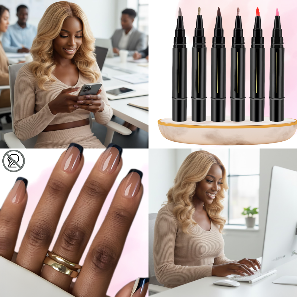 Stylo de esmalte para unhas Homyl com acabamento rosa bonbon e secagem rápida, produto cosmético para unhas.