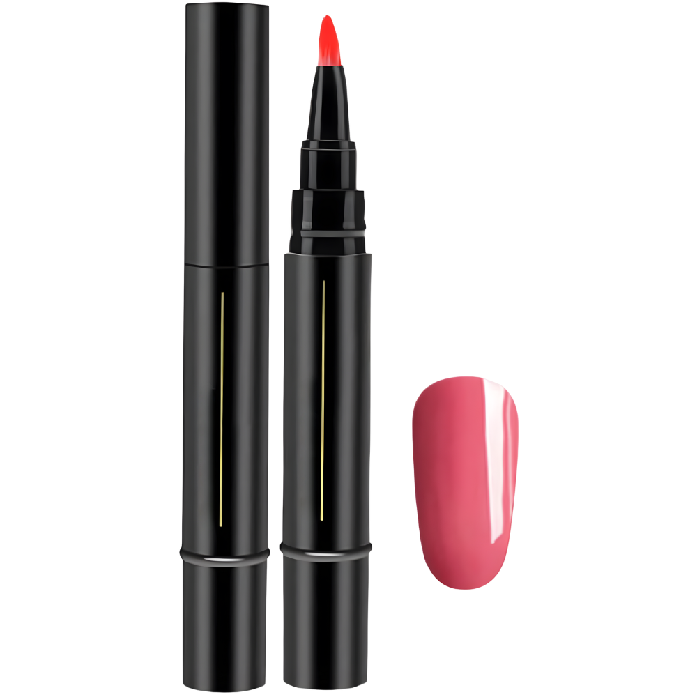 Stylo de esmalte de unha Homyl com acabamento rosa bonbon e secagem rápida, ideal para unhas elegantes e práticas