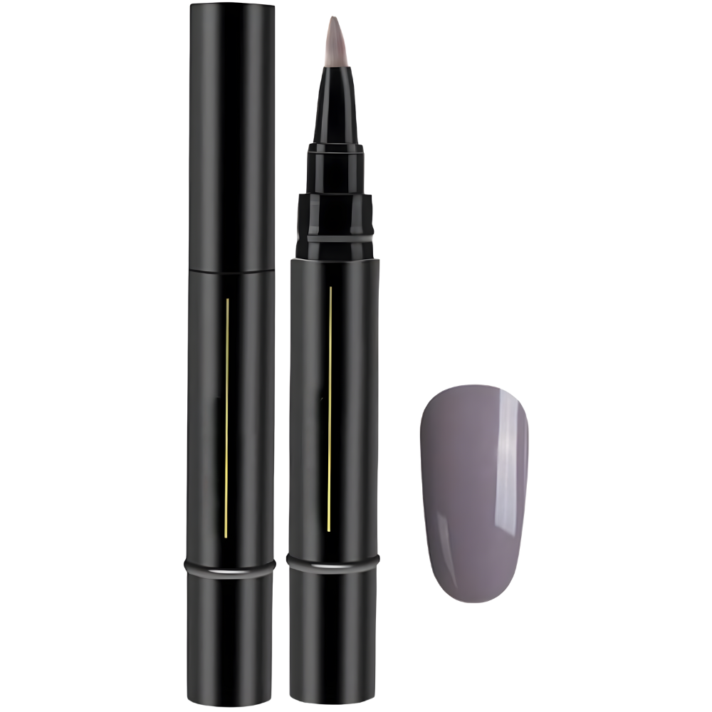 Stylo de esmalte de unha Homyl, acabamento em rosa bonbon, com tinta de secagem rápida para unhas brilhantes.